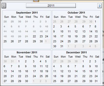 JavaScript Calendar