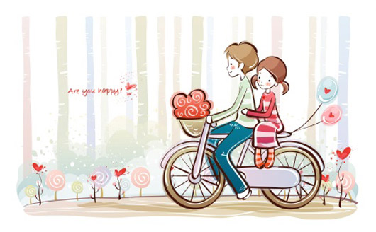 Cute Valentine Couple wallpaper