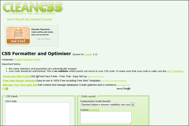 Clean CSS | CSS Formatter and Optimizer